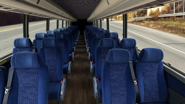 Interior of Charter Bus Company Lacey's 20 Passenger Mini bus in Lacey