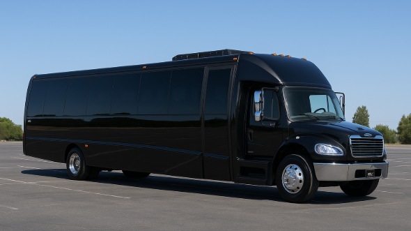 Exterior of Charter Bus Company Lacey's 25 Passenger Mini bus in Lacey