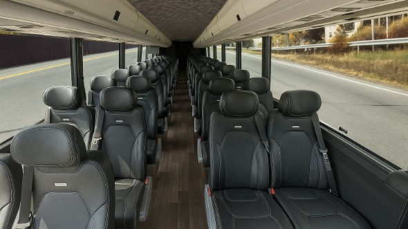 lacey 15 passenger minibus inside