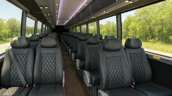 lacey 18 passenger minibus inside