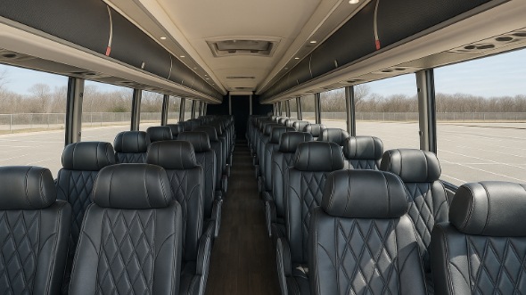 lacey 50 passenger charter bus inside