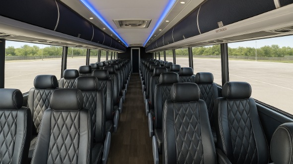 lacey 55 passenger charter bus rental