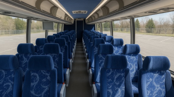 lacey 56 passenger charter bus inside