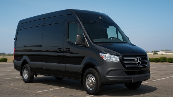 Exterior of Charter Bus Company Lacey's Sprinter Limo in Lacey